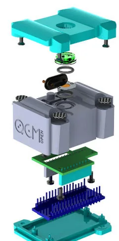 openQCM exploded view