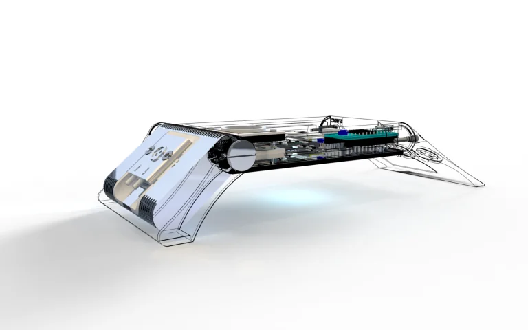 X-ray view: the electronics inside the bridge