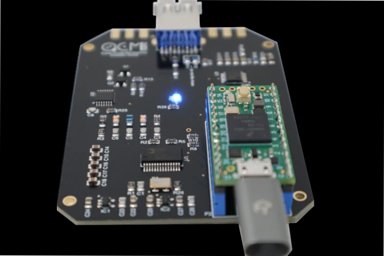 The network analyser shield with the Teensy