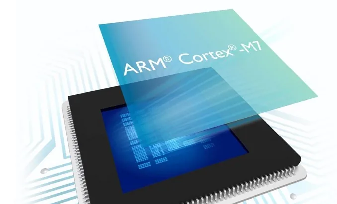 ARM Cortex-M7 chip — the Teensy 4.0 microcontroller at the heart of openQCM NEXT