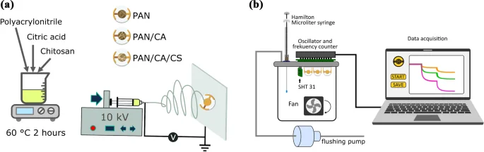 Cover image for Investigation of the Multiple Doping of Citric Acid and Chitosan in Nanofiber for Enhancement of a Quartz Crystal Microbalance-Based Ammonia Sensor