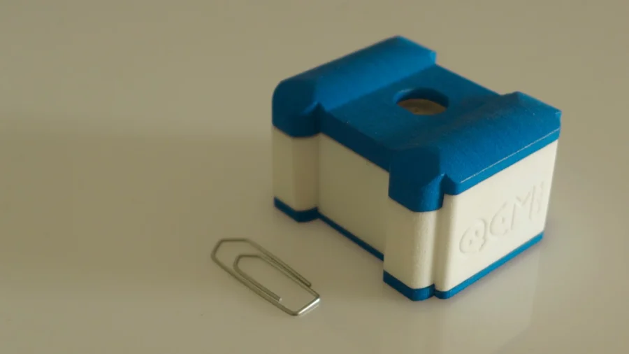 Small enough to sit next to a paper clip