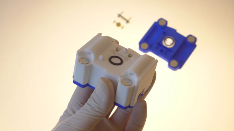 The sensor module taken apart