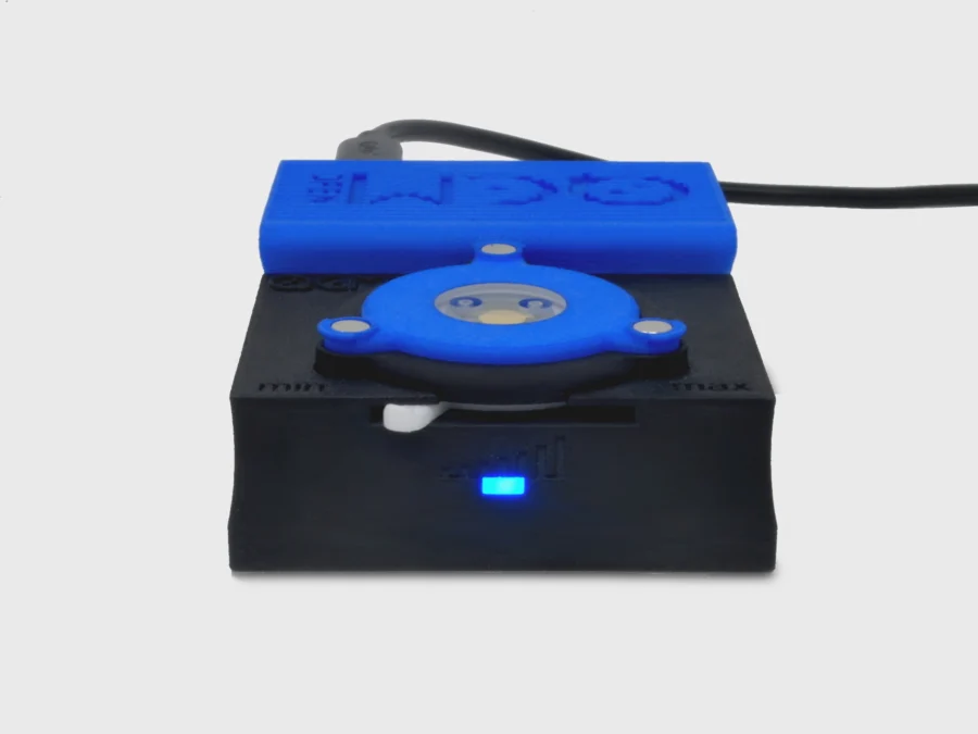 openQCM Wi2, the status LED on