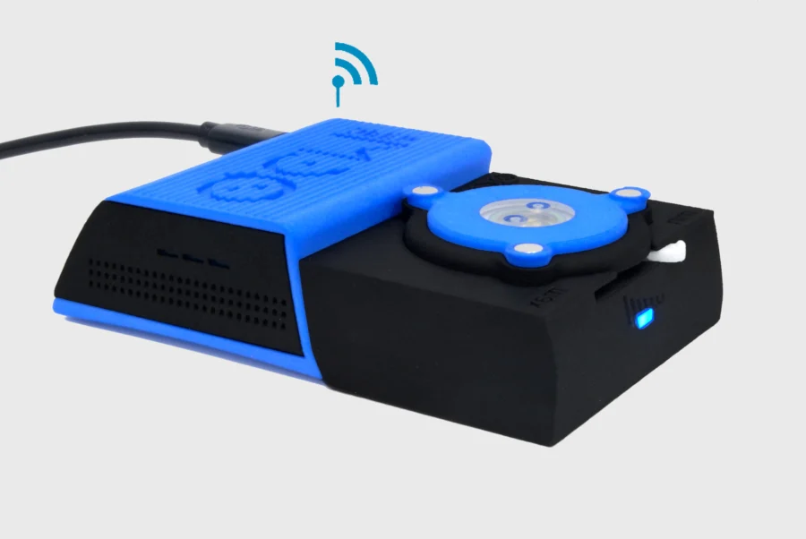 Wireless-ready: room for a Wi-Fi module on the board