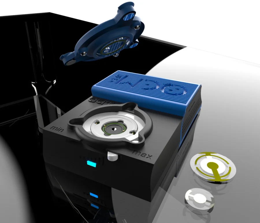 The sensor module and its crystals